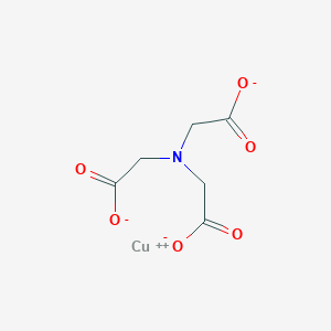 molecular formula C6H6CuNO6- B231723 Cupric nitrilotriacetate CAS No. 15844-52-7