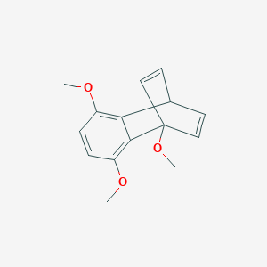 molecular formula C15H16O3 B231796 1,3,6-Trimethoxytricyclo[6.2.2.0~2,7~]dodeca-2,4,6,9,11-pentaene 