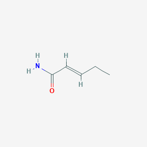 molecular formula C5H9NO B231805 2-戊烯酰胺 CAS No. 15856-96-9