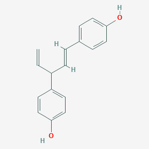 molecular formula C17H16O2 B231807 (-)-扁柏醇 CAS No. 17676-24-3