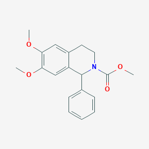 methyl 6,7-dimethoxy-1-phenyl-3,4-dihydro-2(1H)-isoquinolinecarboxylate