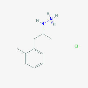 molecular formula C10H17ClN2 B231814 1-(2'-Methyl)phenyl-2-hydrazinopropane hydrochloride CAS No. 16603-03-5