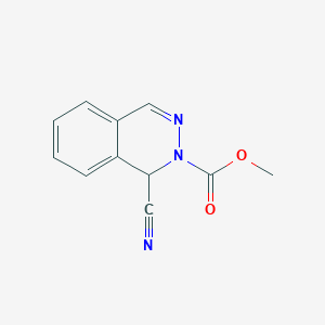 molecular formula C11H9N3O2 B231817 methyl 1-cyanophthalazine-2(1H)-carboxylate 