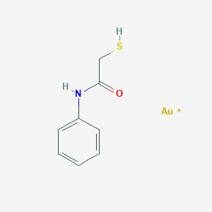 gold(1+);N-phenyl-2-sulfanylacetamide