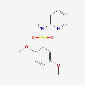 molecular formula C13H14N2O4S B231850 2,5-dimethoxy-N-(2-pyridinyl)benzenesulfonamide 