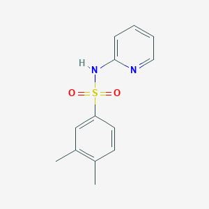 molecular formula C13H14N2O2S B231861 3,4-dimethyl-N-(2-pyridinyl)benzenesulfonamide 