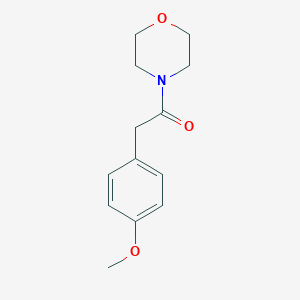 molecular formula C13H17NO3 B231875 2-(4-Methoxy-phenyl)-1-morpholin-4-yl-ethanone 