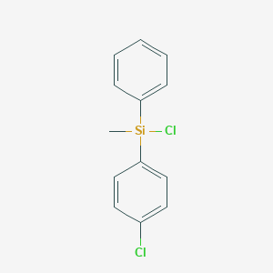molecular formula C16H21NOHBr B231882 (p-Chlorophenyl)phenylmethylchlorosilane CAS No. 18081-12-4