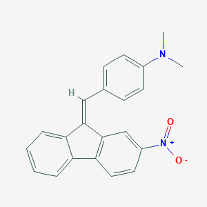 molecular formula C22H18N2O2 B231883 9-(4-(Dimethylamino)benzylidene)-2-nitrofluorene CAS No. 18432-30-9