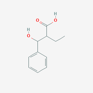 molecular formula C11H14O3 B231896 2-[Hydroxy(phenyl)methyl]butanoic acid 