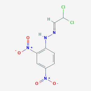 molecular formula C8H6Cl2N4O4 B231902 Dichloroacetaldehyde 2,4-dinitrophenylhydrazone CAS No. 19072-93-6