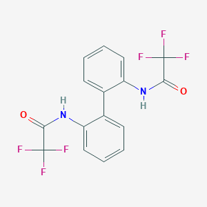 molecular formula C16H10F6N2O2 B231903 2,2,2-trifluoro-N-{2'-[(trifluoroacetyl)amino][1,1'-biphenyl]-2-yl}acetamide 