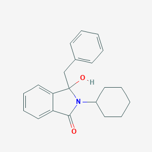 molecular formula C21H23NO2 B231925 3-Benzyl-2-cyclohexyl-3-hydroxy-1-isoindolinone 