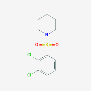 molecular formula C11H13Cl2NO2S B231930 1-[(2,3-Dichlorophenyl)sulfonyl]piperidine 