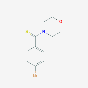 molecular formula C11H12BrNOS B231957 (4-Bromophenyl)-morpholin-4-ylmethanethione CAS No. 61750-21-8