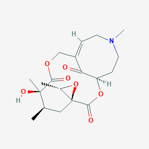 molecular formula C19H27NO7 B231958 Otosenine CAS No. 16958-29-5