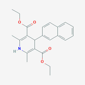 Diethyl 2,6-dimethyl-4-(2-naphthyl)-1,4-dihydro-3,5-pyridinedicarboxylate