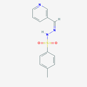 molecular formula C13H13N3O2S B231992 4-methyl-N-[(Z)-pyridin-3-ylmethylideneamino]benzenesulfonamide CAS No. 19350-76-6
