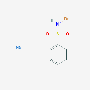 molecular formula C6H6BrNNaO2S+ B231997 Benzenesulfonamide, N-bromo-, sodium salt CAS No. 16917-09-2