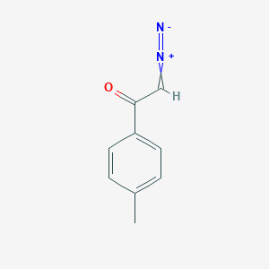 molecular formula C9H8N2O B232001 p-Methyl-2-diazoacetophenone CAS No. 17263-64-8