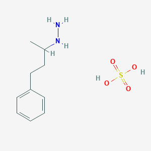 2-Methyl-1-(3-phenylpropyl)hydrazine, sulfuric acid