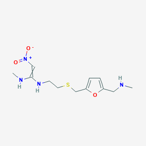 molecular formula C₁₂H₂₀N₄O₃S B023202 去甲雷尼替丁 CAS No. 66357-25-3