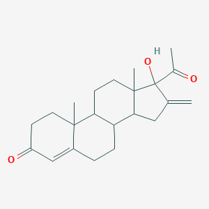 17-acetyl-17-hydroxy-10,13-dimethyl-16-methylene-1,2,6,7,8,9,10,11,12,13,14,15,16,17-tetradecahydro-3H-cyclopenta[a]phenanthren-3-one