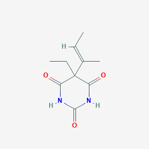 molecular formula C44H76O8Zr B232031 Barbituric acid, 5-ethyl-5-(1-methylpropenyl)- CAS No. 16468-98-7