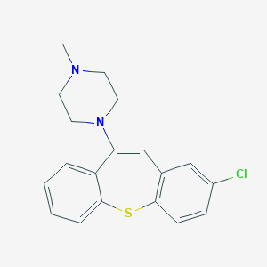 molecular formula C19H19ClN2S B232035 1-(2-Chlorodibenzo[b,f]thiepin-10-yl)-4-methylpiperazine 