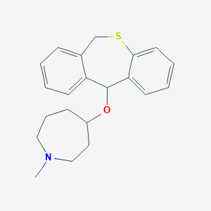 molecular formula C21H25NOS B232060 4-(6,11-Dihydrodibenzo[b,e]thiepin-11-yloxy)-1-methylazepane 