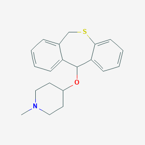 molecular formula C20H23NOS B232062 4-(6,11-Dihydrodibenzo[b,e]thiepin-11-yloxy)-1-methylpiperidine 