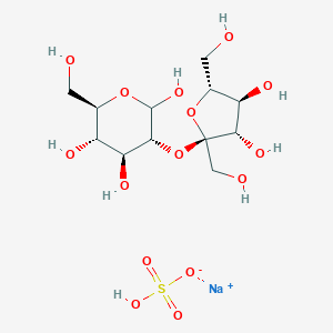 alpha-D-Glucopyranoside, beta-D-fructofuranosyl, compd. with sodium hydrogen sulfate