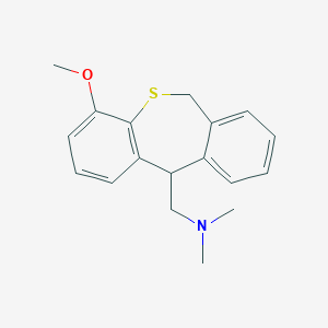 molecular formula C18H21NOS B232073 N-[(4-methoxy-6,11-dihydrodibenzo[b,e]thiepin-11-yl)methyl]-N,N-dimethylamine 