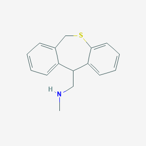 molecular formula C16H17NS B232074 1-(6,11-dihydrobenzo[c][1]benzothiepin-11-yl)-N-methylmethanamine 