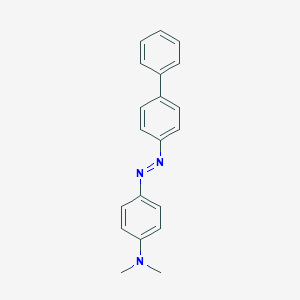 molecular formula C20H19N3 B232076 N,N-dimethyl-4-[(4-phenylphenyl)diazenyl]aniline CAS No. 15475-60-2