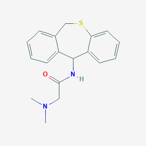 N-(6,11-dihydrodibenzo[b,e]thiepin-11-yl)-2-(dimethylamino)acetamide