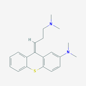 molecular formula C20H24N2S B232091 N-{9-[3-(dimethylamino)propylidene]-9H-thioxanthen-2-yl}-N,N-dimethylamine 