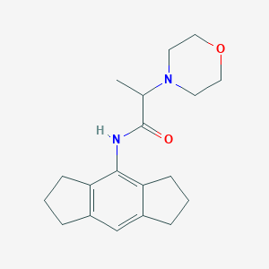 N-(1,2,3,5,6,7-hexahydro-s-indacen-4-yl)-2-(4-morpholinyl)propanamide