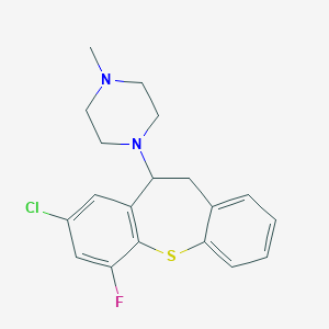 1-(8-Chloro-6-fluoro-10,11-dihydrodibenzo[b,f]thiepin-10-yl)-4-methylpiperazine