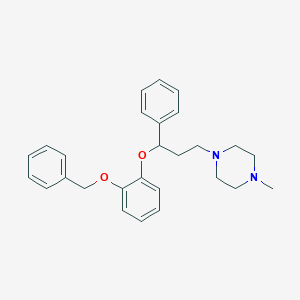 1-{3-[2-(Benzyloxy)phenoxy]-3-phenylpropyl}-4-methylpiperazine