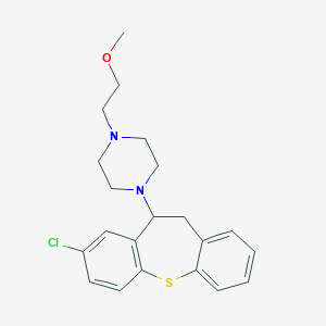 1-(8-Chloro-10,11-dihydrodibenzo[b,f]thiepin-10-yl)-4-(2-methoxyethyl)piperazine