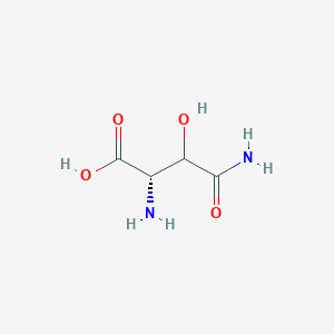 molecular formula C6H10ClNO2 B232136 3-Hydroxyasparagine CAS No. 16712-79-1