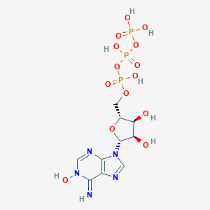 molecular formula C10H16N5O14P3 B232141 Adenosine N(1)-oxide triphosphate CAS No. 17670-17-6