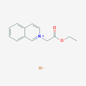 molecular formula C13H14BrNO2 B232152 N-(Ethoxycarbonylmethyl)-6-methoxyquinolinium CAS No. 18010-05-4