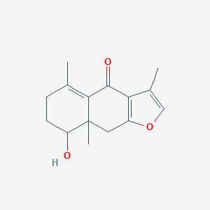 molecular formula C15H18O3 B232158 Curcolone CAS No. 17015-43-9