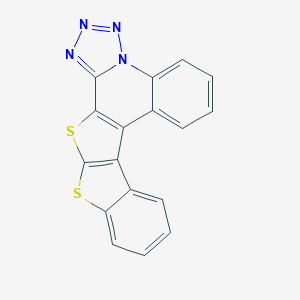 molecular formula C17H8N4S2 B232159 [1]Benzothieno[3',2':4,5]thieno[2,3-c]tetraazolo[1,5-a]quinoline 
