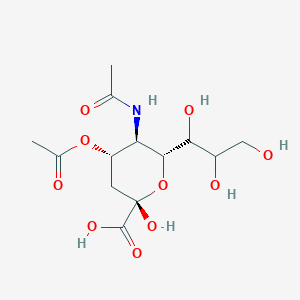 molecular formula C13H21NO10 B232166 4-O-Acetyl-N-acetylneuraminic acid CAS No. 16655-75-7