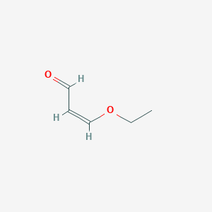 molecular formula C5H5FN2O B232178 2-Propenal, 3-ethoxy- CAS No. 19060-08-3