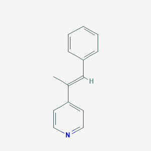 (E)-4-(1-Methyl-2-phenylethenyl)pyridine