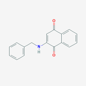molecular formula C17H13NO2 B232211 2-(Benzylamino)naphthalene-1,4-dione 